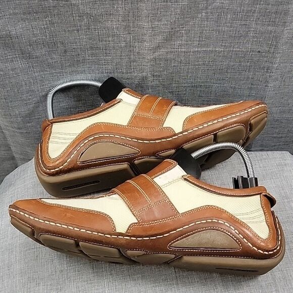 Cole Haan G Series Air Infinity Loafers Shoes Men's 11M C06339 Brown Cream - Picture 5 of 11